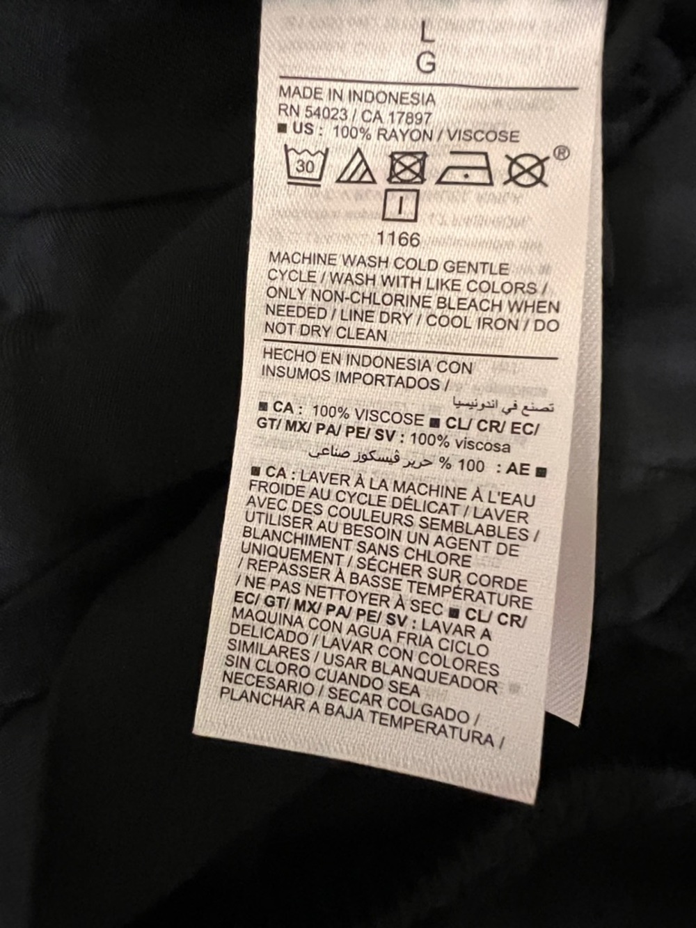 Old Navy Playa Black Wide-Leg Women's Pants size Lg NWT - Picture 11 of 15